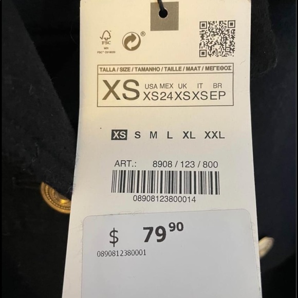 BNWT ZARA Wool Blend Overshirt - Picture 3 of 5